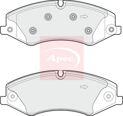 Apec Brake Pads Set PAD1836 - image 2