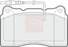 Apec Brake Pads Set PAD1434 thumbnail