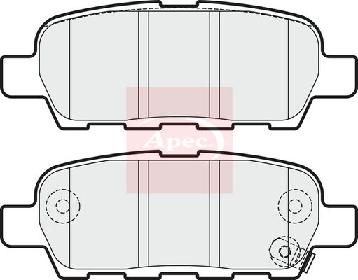 Apec Brake Pads Set PAD1826 - image 2