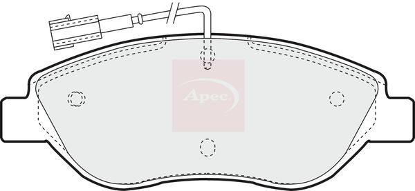 Apec Brake Pads Set PAD1275 - image 2