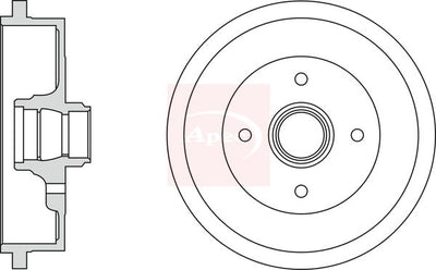 Apec Brake Drum DRM9154