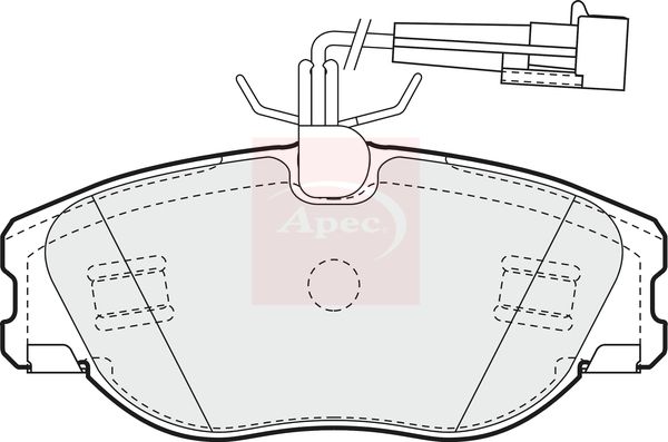 Apec Brake Pads Set PAD945 - image 2