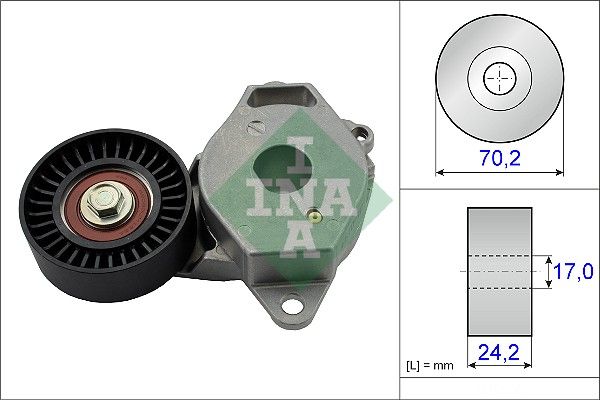 INA Drive Belt Tensioner Pulley 534040910 - image 2