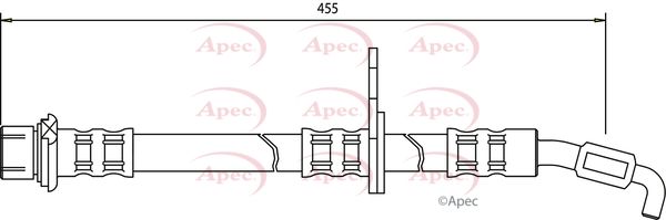 Apec Brake Hose HOS3531 - image 2
