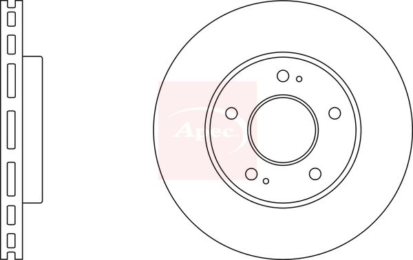 Apec Brake Disc DSK3038 - image 2