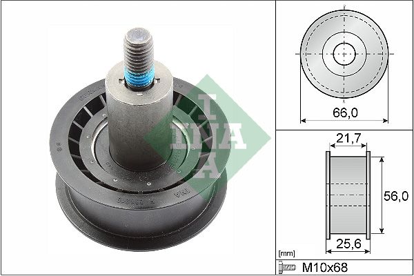 INA Timing Belt Deflection Guide Pulley 532016710 - image 2