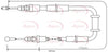 Apec Handbrake Cable CAB1480 thumbnail