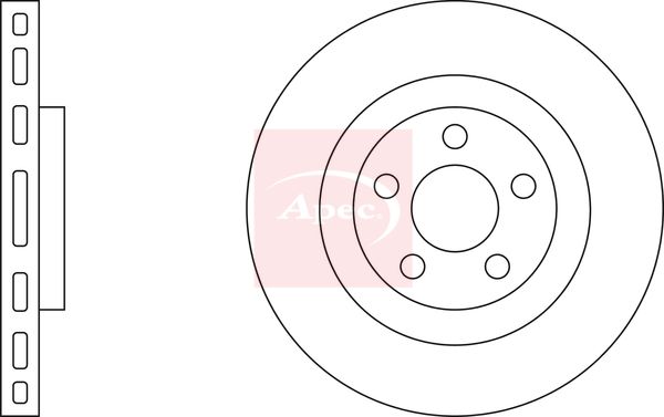 Apec Brake Disc DSK3178 - image 2