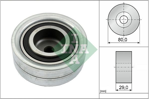 INA Timing Belt Deflection Guide Pulley 532011110 - image 2