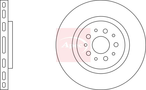 Apec Brake Disc DSK2927 - image 2