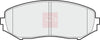 Apec Brake Pads Set PAD1596 thumbnail