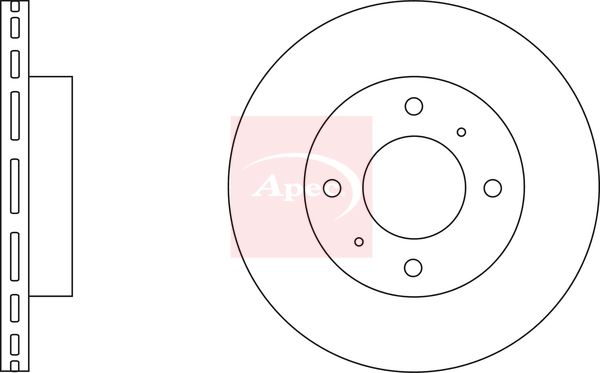Apec Brake Disc DSK2125 - image 2