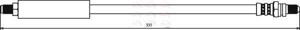 Apec Brake Hose HOS3059 - image 2