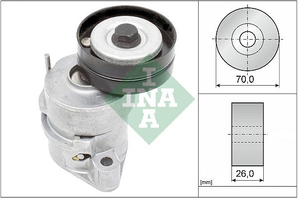 INA Drive Belt Tensioner Pulley 534010230 - image 2