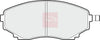 Apec Brake Pads Set PAD1026 thumbnail