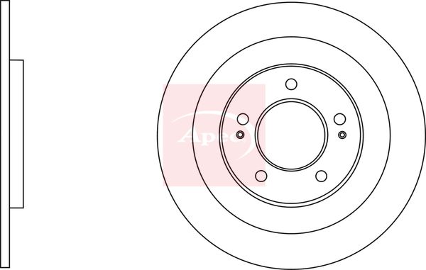 Apec Brake Disc DSK2923 - image 2
