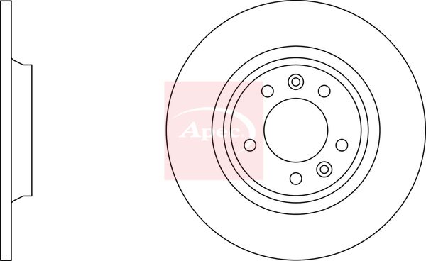 Apec Brake Disc DSK3628 - image 2