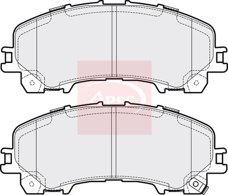 Apec Brake Pads Set PAD2132 - image 2
