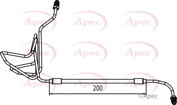 Apec Brake Hose HOS4064 - image 2
