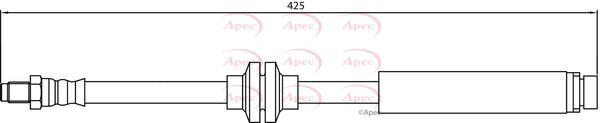 Apec Brake Hose HOS4157 - image 2