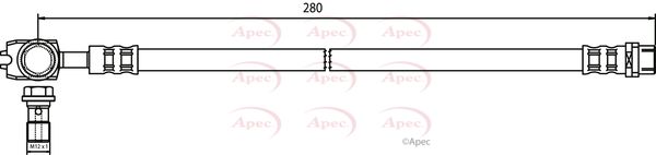Apec Brake Hose HOS3369 - image 3