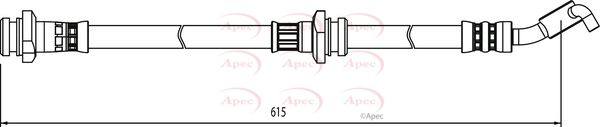 Apec Brake Hose HOS4055 - image 2