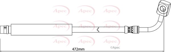 Apec Brake Hose HOS4168 - image 2