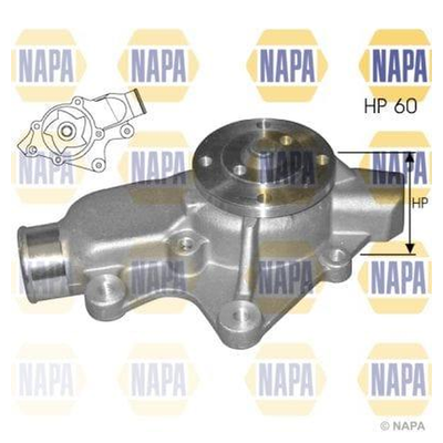 NAPA Water Pumps Engine Cooling Water Pump NWP1271
