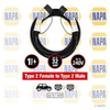 NAPA EV Charging Cable 32A Single Phase Type 2 Female to Type 2 Male NEC107 thumbnail