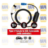 NAPA EV Charging Cable 32A Type 2 Female to Commando Plug With Controller NEC108 thumbnail