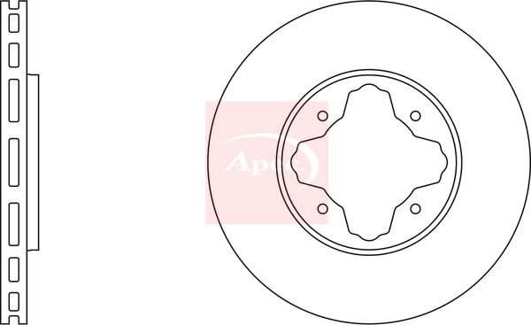 Apec Brake Disc DSK694 - image 2