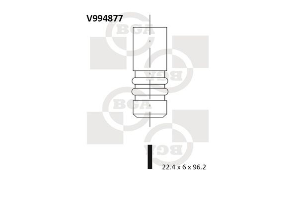 BGA Exhaust Valve V994877 - image 2