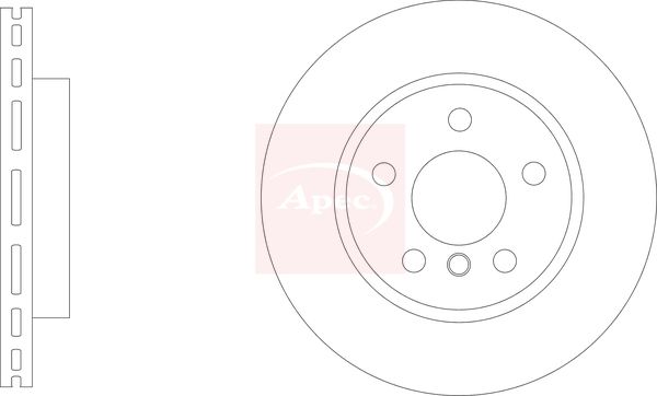 Apec Brake Disc DSK3308 - image 2