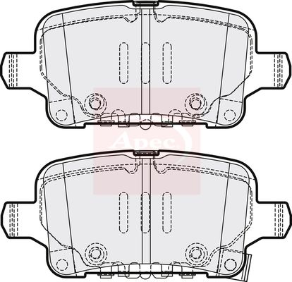 Apec Brake Pads Set PAD2209 - image 2