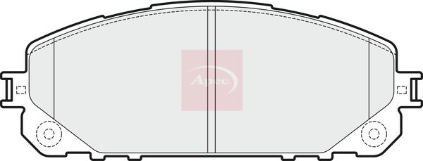 Apec Brake Pads Set PAD2045 - image 2