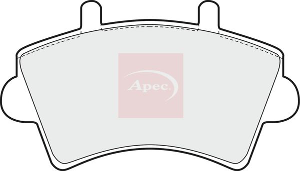 Apec Brake Pads Set PAD1204 - image 2