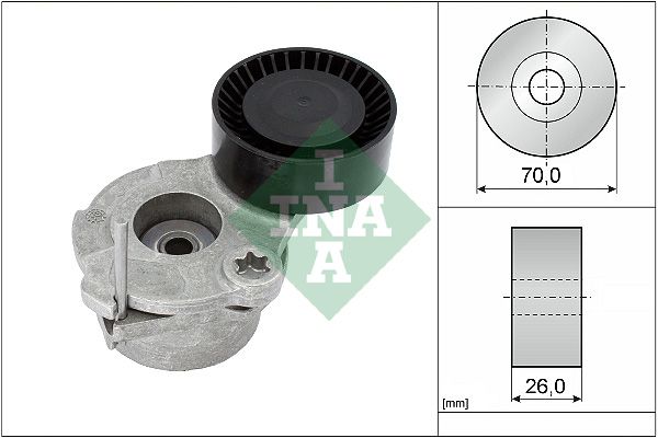 INA Drive Belt Tensioner Pulley 534063010 - image 2