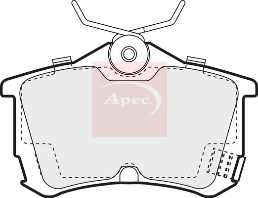 Apec Brake Pads Set PAD1046 - image 2