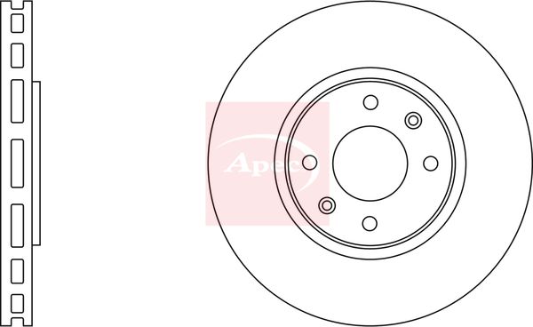 Apec Brake Disc DSK837 - image 2