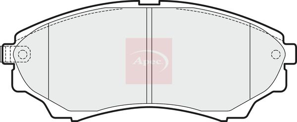 Apec Brake Pads Set PAD1470 - image 2