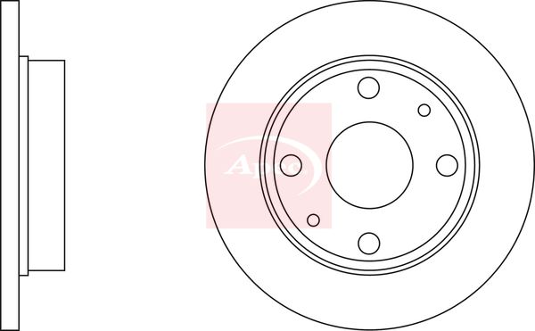 Apec Brake Disc DSK2047 - image 2