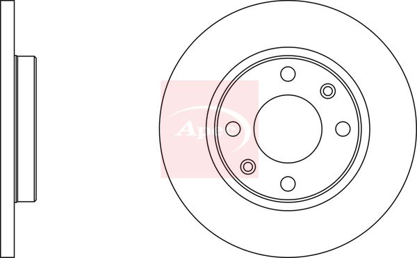 Apec Brake Disc DSK290 - image 3