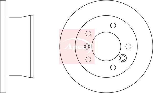 Apec Brake Disc DSK814 - image 3