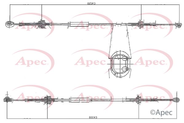 Apec Gear Change Cable CAB7016 - image 2