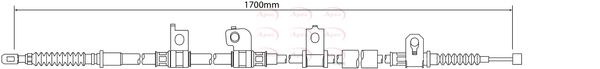 Apec Handbrake Cable CAB1231 - image 2