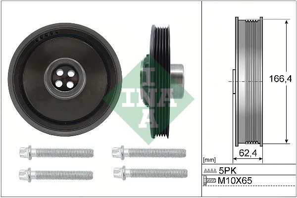 INA Crankshaft Pulley (tvd) 544017120 - image 2