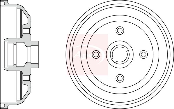 Apec Brake Drum DRM9112 - image 2