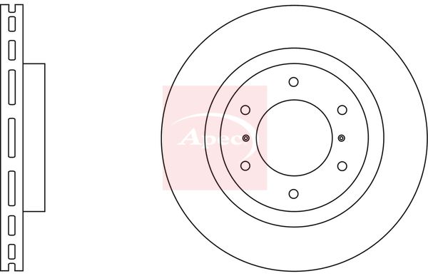 Apec Brake Disc DSK2668 - image 2