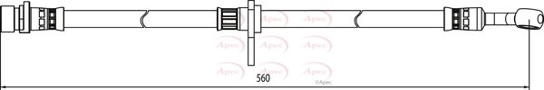 Apec Brake Hose HOS3991 - image 2