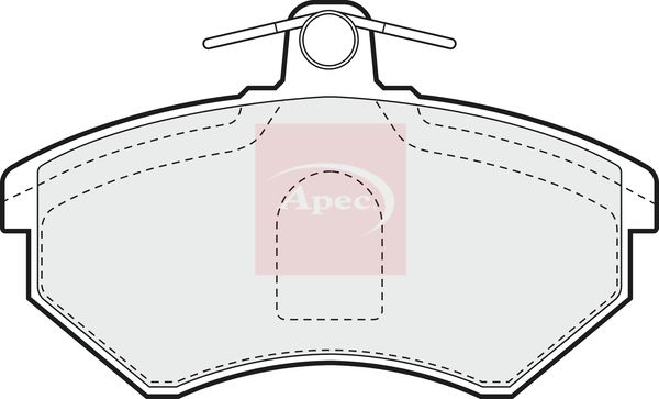 Apec Brake Pads Set PAD707 - image 2